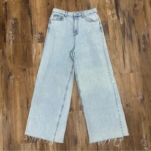 Primark Light Blue Wide Leg Jeans